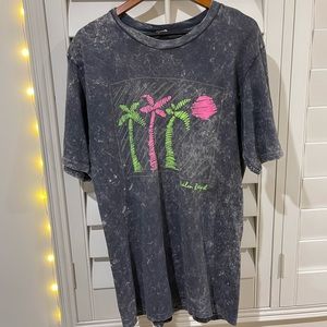 Vintage palm beach t-shirt size large, tie-dyed shirt